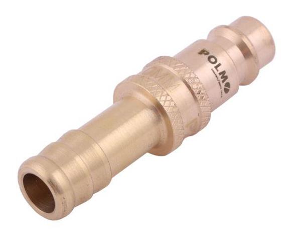 Szybkozłącze pneumatyczne P26 NW7.2 wtyczka pod wąż DN13mm POLMO ( sprzedawane po 5 )