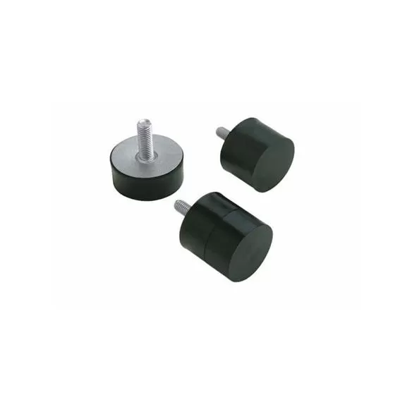 Amortyzator gumowy męski typ D, Fi 20x10 mm, M6x18 mm, walcowy