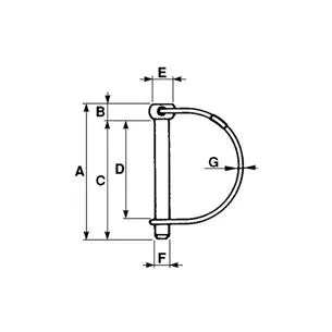 Zawleczka rurowa 12 mm