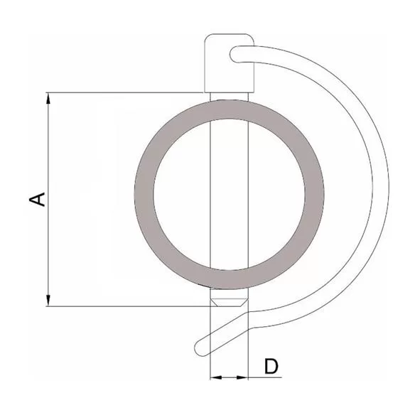 Zawleczka rurowa 6x40mm