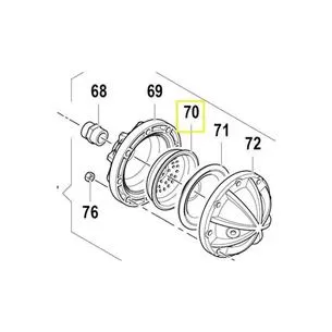 Uchwyt membrany 4600036 Comet do APS101/121