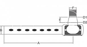 Końcówka drążka Case ANDORIA 3058213R91AM