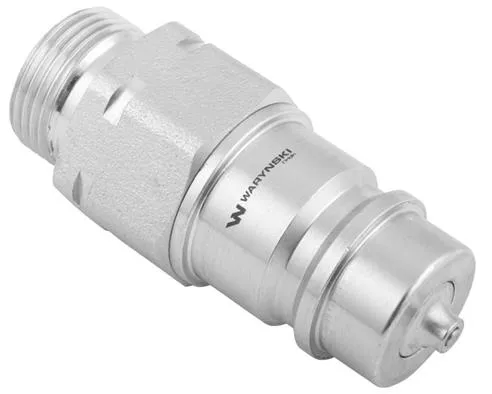Szybkozłącze hydrauliczne wtyczka M22x1.5 gwint zewnętrzny EURO (9100822W) (ISO 7241-A) Waryński (opakowanie 10szt)