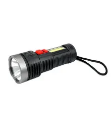 Latarka uniwersalna obudowa z ABS diody LED XPE COB 250 lm z funkcją warsztatową ładowana USB Teger T-LED-0083