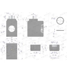 Cewka do rozdzielacza hydraulicznego 80L 24V VOIMA V-CEW-R80L-24V