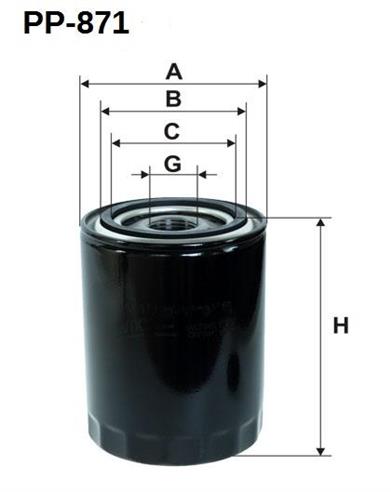 Filtr oleju PP-8.7.1 Sędziszów