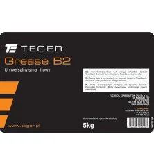 Smar uniwersalny litowy TEGER GREASE B2, opakowanie 5kg T-SMB2-5