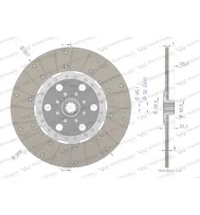 Tarcza sprzęgła fi 330 Fendt Z199104420020 WARYŃSKI Z199104420020W
