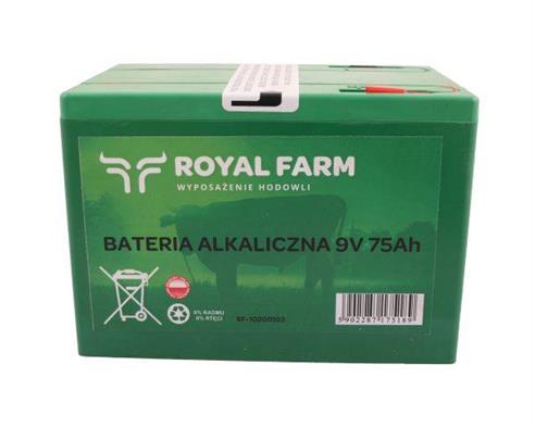 Bateria alkaliczna 75Ah 9V ROYAL FARM 201031002