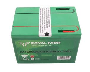 Bateria alkaliczna 75Ah 9V ROYAL FARM 201031002