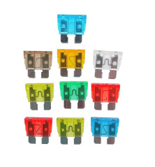 Bezpieczniki płytkowe komplet 10szt polskie Lublin LSN BP