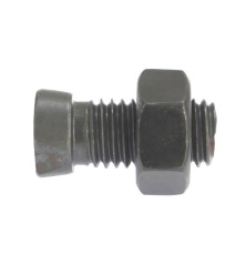 Śruba płużna M14*34 12.9 z nakrętką owal M14*34