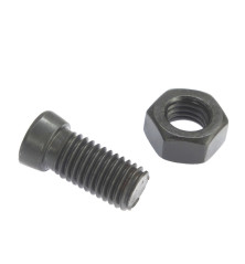 Śruba płużna M14*34 12.9 z nakrętką owal M14*34