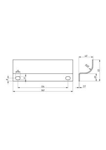 Łopatka tarczy RNP 160mm