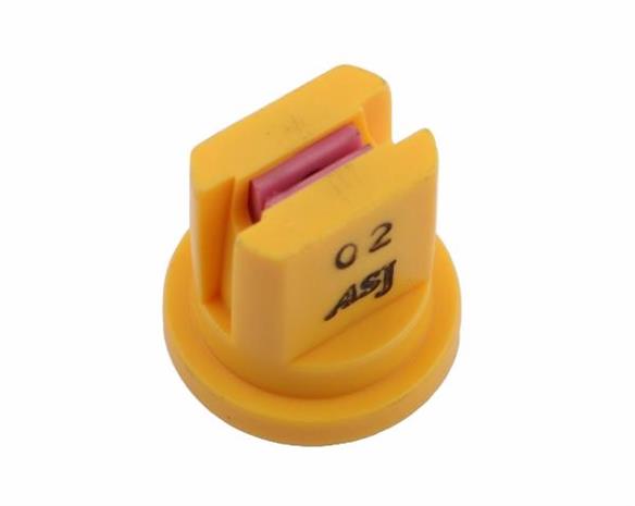 Rozpylacz płaskostrumieniowy antyznoszeniowy wkładka ceramiczna żółty Dysza LDC ASJ ( sprzedawane po 20 )-33792