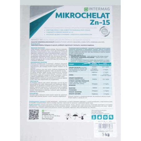 NAWÓZ MIKROCHELAT ZN 15 a5kg NAW000020