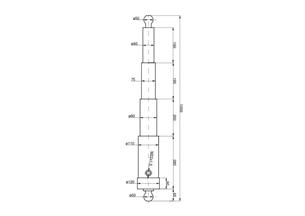 Cylinder HL-8 CT-S168-16-60/3/600 Przyczepa HL 8