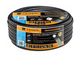 Wąż ogrodowy "PROFESSIONAL- NTS EXTRA FLEX" FI 3/4". 50m / TEGER-50308