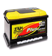 Akumulator 12V 62AH ZAP Plus 520A wymiar 242/175/175mm 56258-ZAP