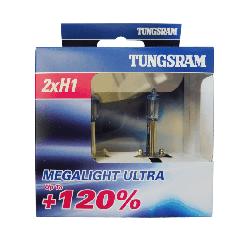 ZESTAW ŻAR. H-1 12V MEGALIGHT ULTRA 120 H1 MEGA LIGHT ULTRA