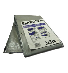 Plandeka 3x5 zielona gramatura 90g/m2 P3X5/90