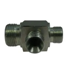 Złącze - złączka hydrauliczna - trójnik 3/8" - 3/8" - M22x1,5 15L HS22