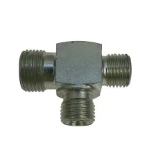 Złącze - złączka hydrauliczna - trójnik 1/4" - 1/4" - 3/8" HS28