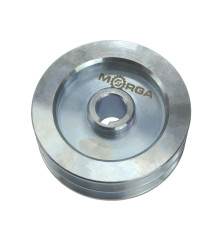 Koło pasowe 2 paski HB śr.130 fi-24 stalowe MORGA KOŁO/130/24/2B-S M