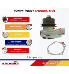 Pompa wody Wysoka I pasek C-385 ANDORIA 87017539AM