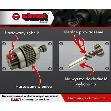 Zespół sprzęgający rozrusznika typu Magneton 9142980 ELMOT 9142980.6EL
