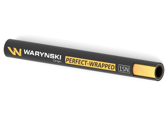 Wąż hydrauliczny do zakuwania PERFECT-WRAPPED 1SN DN32 1-oplotowy 63 Bar Waryński (sprzedawany po 10m)