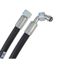 Przewód hydrauliczny DN10 330bar gwint wewnętrzny M18x1,5 prosta / kolano DKOL 90 DN10 M18X1.5 12L, L-280mm DN10-2SN PZL-HYDRAL 
