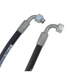 Przewód hydrauliczny DN10 330bar kolano DKOL 90 DN10 M18X1.5 12L / kolano DKOL 90 DN10 M18X1.5 12L, L-850mm DN10-2SN PZL-HYDRAL 