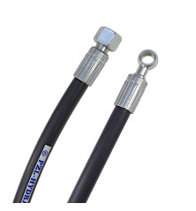 Przewód hydrauliczny DN08 350bar gwint wewnętrzny M18x1,5 prosta / oczko RNM DN08 D12, L-950mm DN08-2SN PZL-HYDRAL AO-08-950/2SN