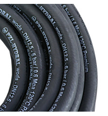 Wąż do układu chłodzenia i gorącej wody - EPDM DN12.5 - 6 bar / 0.6 Mpa 120°C - 20m Premium HYDRAL widoczna cena za 1 mb 12.5UCH