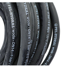 Wąż do układu chłodzenia i gorącej wody - EPDM DN14 - 6 bar / 0.6 Mpa 120°C - 20m Premium HYDRAL widoczna cena za 1 mb 14UCH20H
