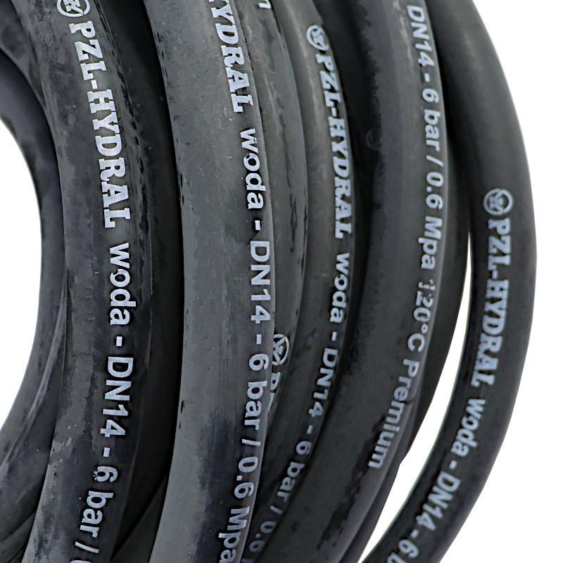 Wąż do układu chłodzenia i gorącej wody - EPDM DN14 - 6 bar / 0.6 Mpa 120°C - 20m Premium HYDRAL widoczna cena za 1 mb 14UCH20H