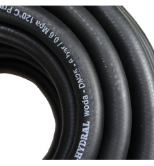 Wąż do układu chłodzenia i gorącej wody - EPDM DN25 - 6 bar / 0.6 Mpa 120°C - 20m Premium HYDRAL widoczna cena za 1 mb 25UCH20H