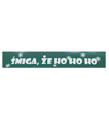 Naklejka Śmiga, że HO HO HO zewnętrzna NAKLEJKA06