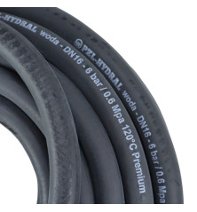 Wąż do układu chłodzenia i gorącej wody - EPDM DN16 - 6 bar / 0.6 Mpa 120°C Premium HYDRAL 16UCH20H/m