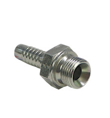 Końcówka prosta gwint zewnętrzny AGR DN13 1/2" BSP S27 duży sześciokąt BSP 6054.1300 HYDRAL AGRDN13G1/2H