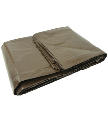 Plandeka 3x5m brązowa gramatura 200g/m2 P3X5/BRĄZ