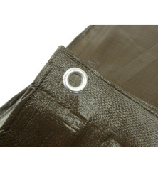 Plandeka 3x5m brązowa gramatura 200g/m2 P3X5/BRĄZ