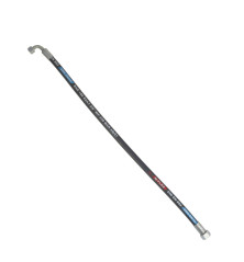Przewód hydrauliczny 330 bar gwint wewnętrzny M22x1,5 prosta / ogwint wewnętrzny M18x1,5 90 stopni L-750mm DN10-2SN PZL-HYDRAL H