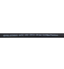Wąż do paliw olei DN12 FI-12 20 bar 2.0 odcinek 0,5m PZL-HYDRAL 12BEN20H-0.5m