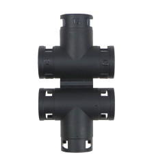 Trójnik łącznik do rur peszli karbowanych 13x13x13 (sprzedawane po 5) ELMOT widoczna cena za 1 sztukę TK13-13EL