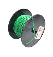 Przewód elektryczny LgY-S instalacji 0,75mm zielony (sprzedawany po 100 m) Premium ELMOT PE0.75ZIZPEL