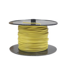 Przewód elektryczny LgY-S instalacji 0,75mm żółty (sprzedawany po 100 m) Premium ELMOT PE0.75ZZPEL