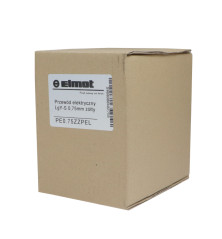 Przewód elektryczny LgY-S instalacji 0,75mm żółty (sprzedawany po 100 m) Premium ELMOT PE0.75ZZPEL