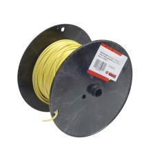 Przewód elektryczny LgY-S instalacji 1,00mm żółty (sprzedawany po 100 m) Premium ELMOT PE1ZZPEL
